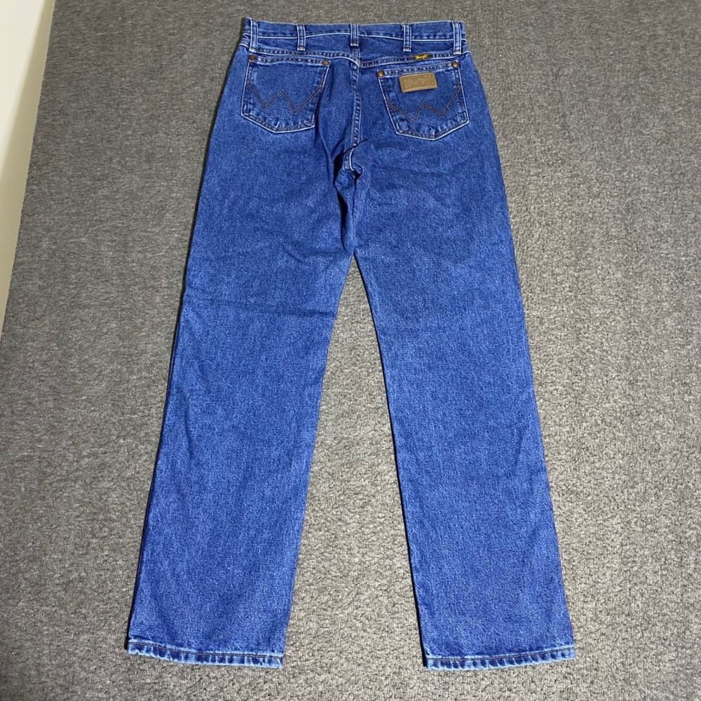 Wrangler 13MWZGK Cowboy Cut Jeans Men's 30x32 (32x32) Original Fit Blue Denim